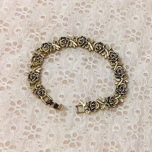 New Multi Rose Links Floral Bracelet Women's Jewelry Gifts